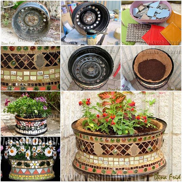 18 Brilliant DIY Mosaic Ideas For Garden Mosaic Craft 