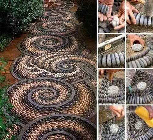 Pebble Mosaic Pathway