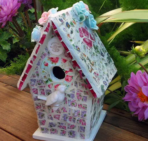 Mosaic Birdhouse