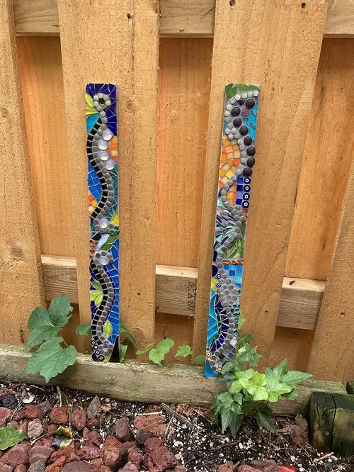 Mosaic garden art