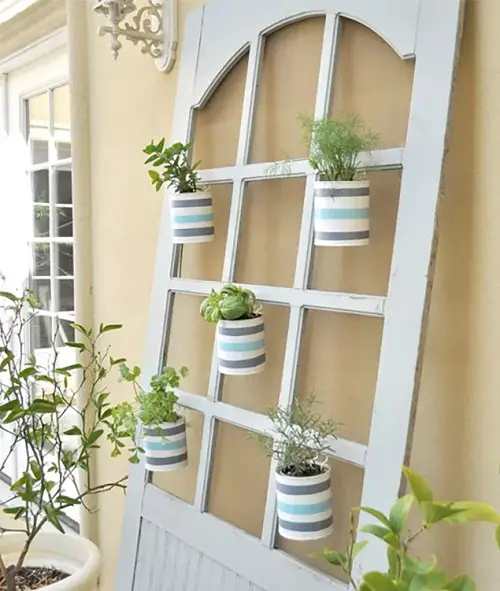hanging vertical garden