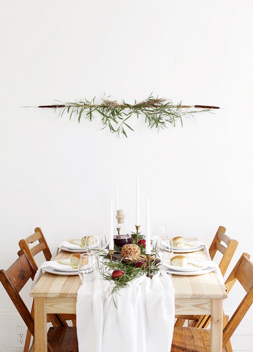 DIY Table Top Decoration Foraged Fall Table Top