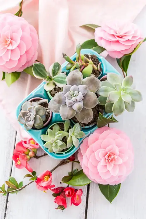 Easter Egg Planter Centerpiece