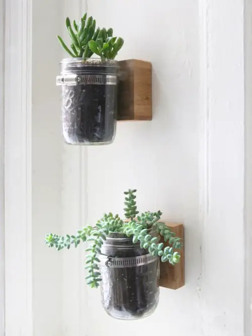 Mason Jar Hanging Planter