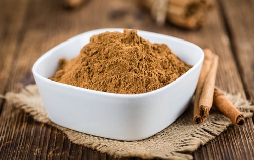 Cinnamon Powder on Seedlings