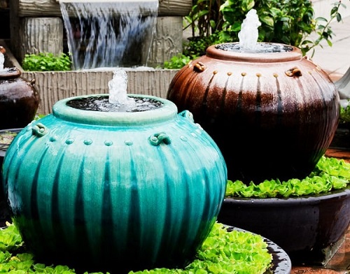 DIY Bucket Fountain