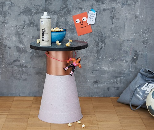 bucket uses Upcycled Table