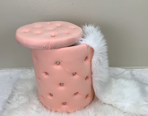 Bucket Storage Ottoman