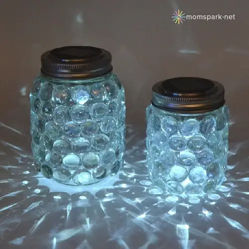 Gorgeous and Repurposed Mason Jar Luminaries