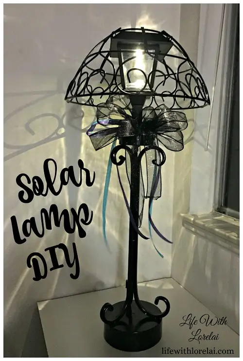 DIY Outdoor Solar Lamp