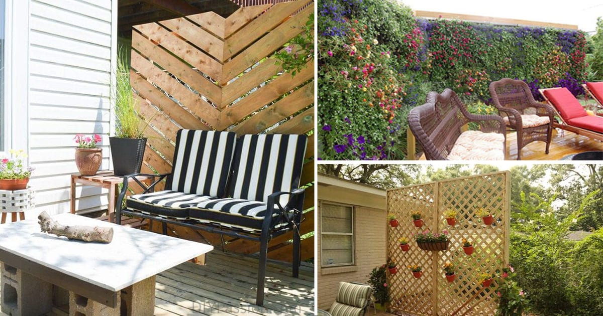 26 DIY Garden Privacy Ideas That Are Affordable ...