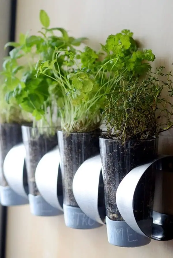 Diy Wine Bottle Holder Herb Garden