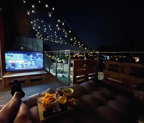 Outdoor Movie Night Amazing Activities for a Balcony
