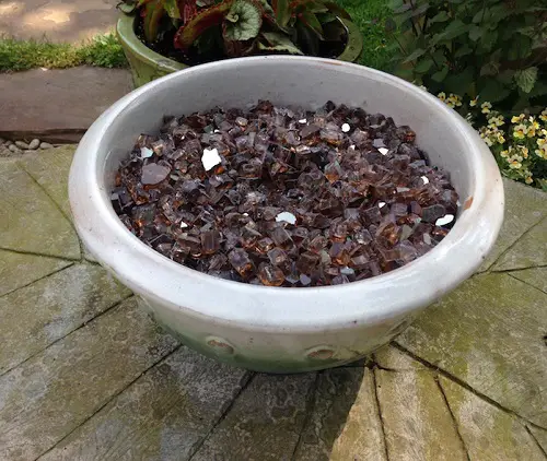 Tabletop Ceramic Garden Pot Fire Pit