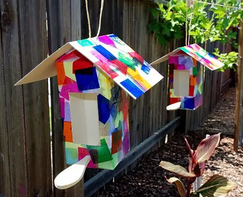 Milk Carton Birdhouse