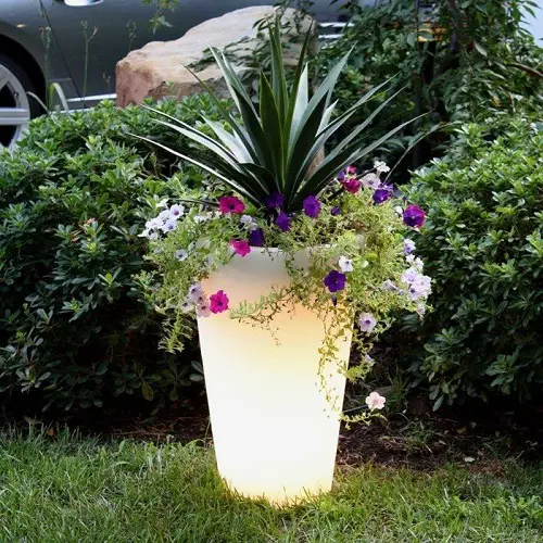 Illuminated Planters