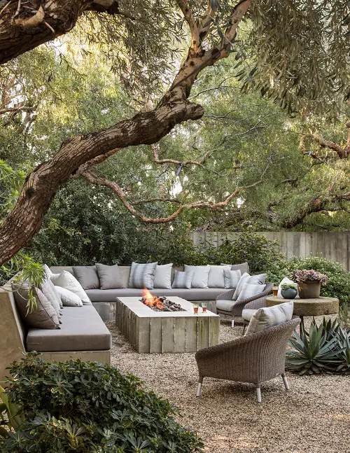 An Outdoor Living Room Garden