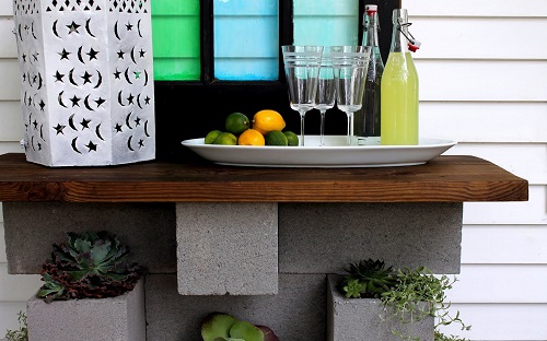 Cinder Block Succulent Planters