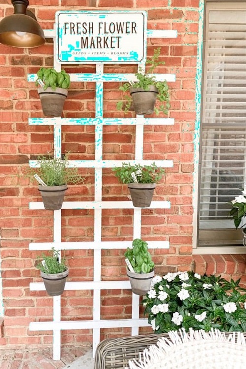 Urban Vertical Herb Garden