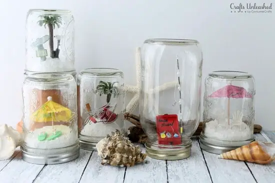 Beach Mason Jars