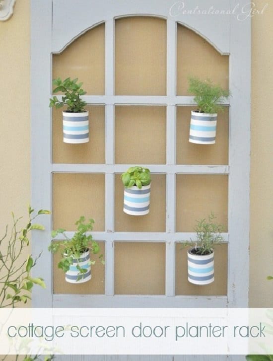 13 Diy Ideas For Using Old Doors In The Garden Balcony Garden Web