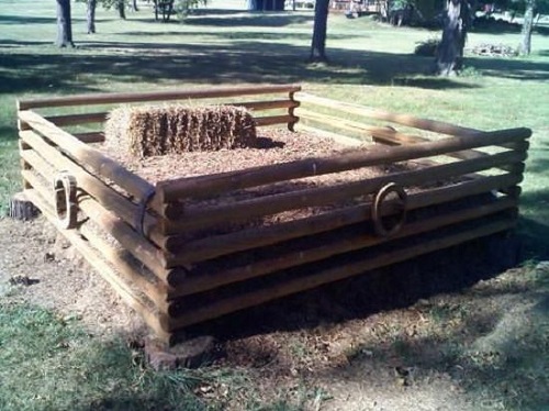 Landscape Timber Compost Bin