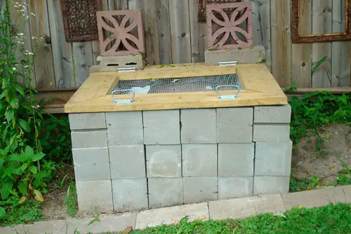 DIY Concrete Block Compost Bin