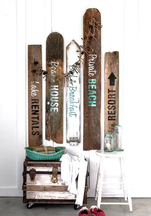DIY Old Fence Board Ideas