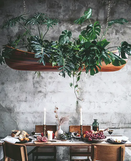 Diy Chandelier Planter for Dining Room