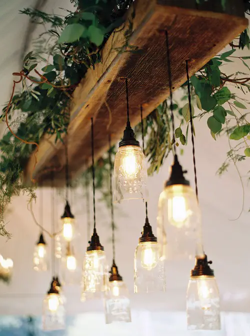 DIY Chandelier Planters 14