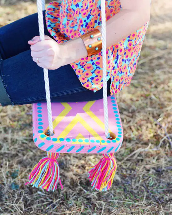 DIY Outdoor Swings 13