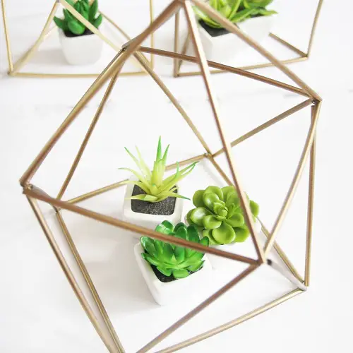 DIY Geometric Planters That Are Trendy & Modern 2