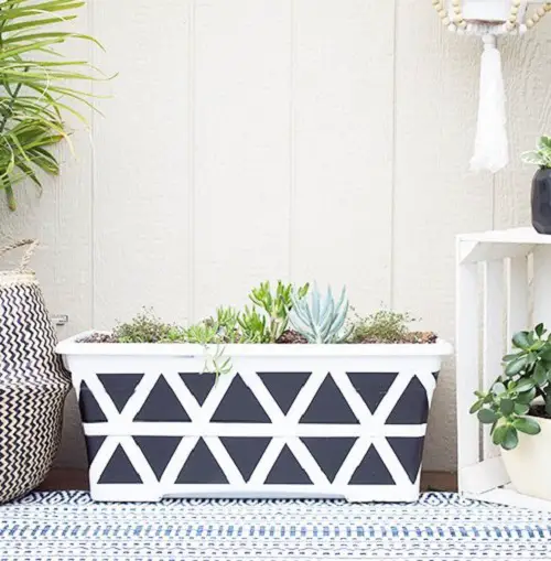 Geometric Hexagon Hanging Planters 3