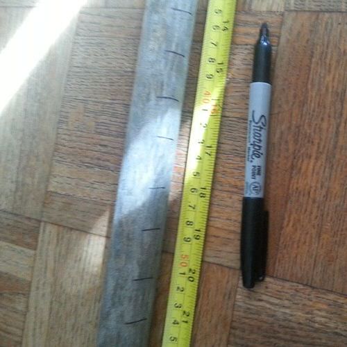 Rake or Shovel Plant Measuring Tool