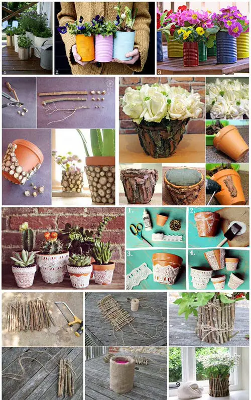 Garden Ideas on a Budget Pots Makeover