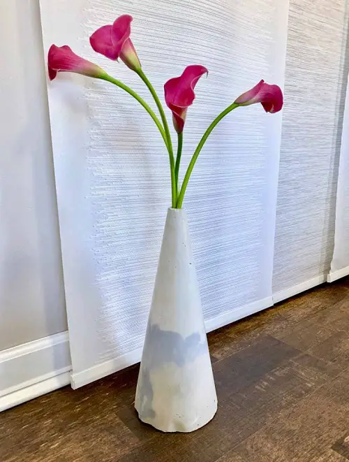 Cone Cement Vase