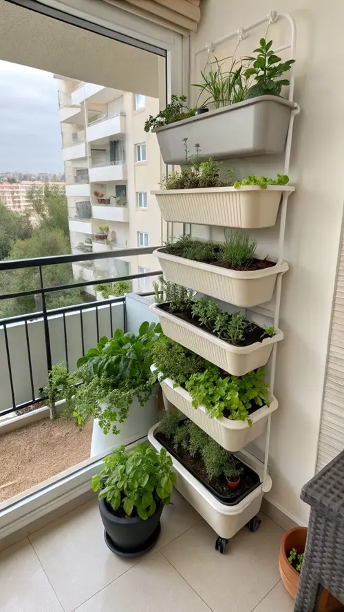 Go vertical to create space