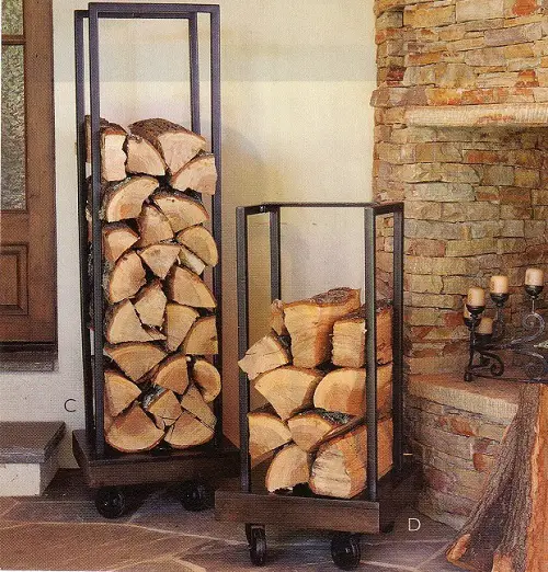 Plumbing Pipe Firewood Rack