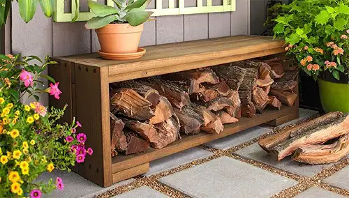 Multifunctional Firewood Rack
