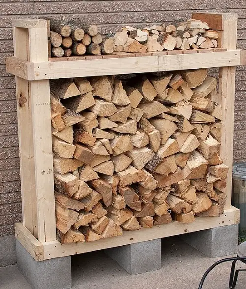 Cedar Firewood Rack
