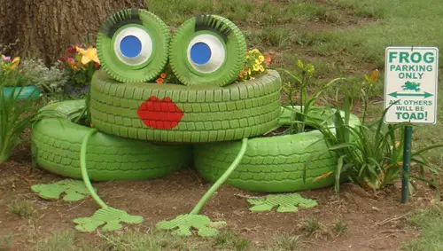Frog Garden Art