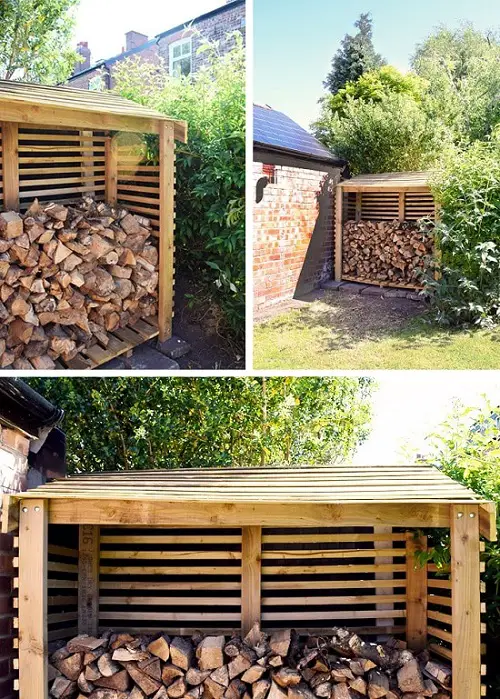 DIY Firewood Shed