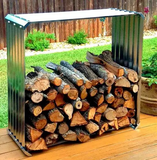 Metal Firewood Rack