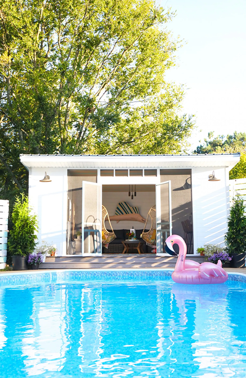 Diy Poolside Cabana