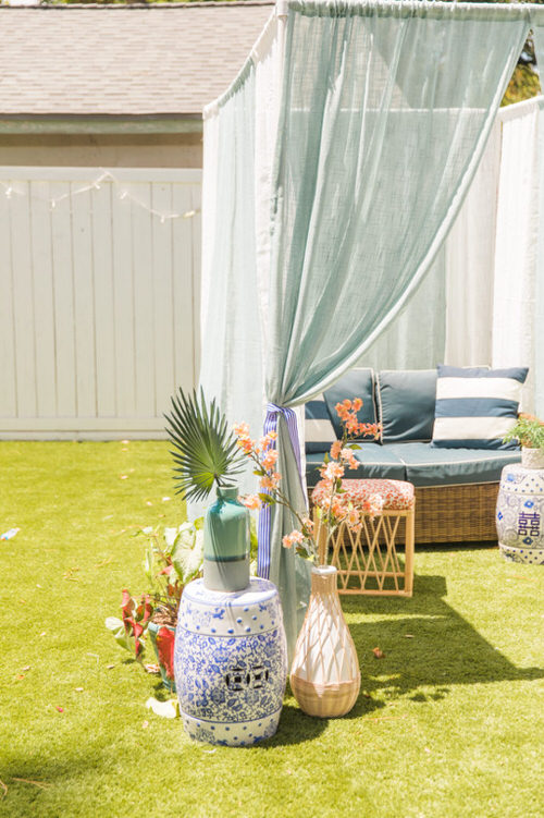 DIY Cabana Lounge Ideas For Garden, Patio, and Yard