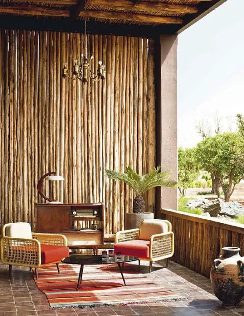 balcony Bamboo Wall ideas