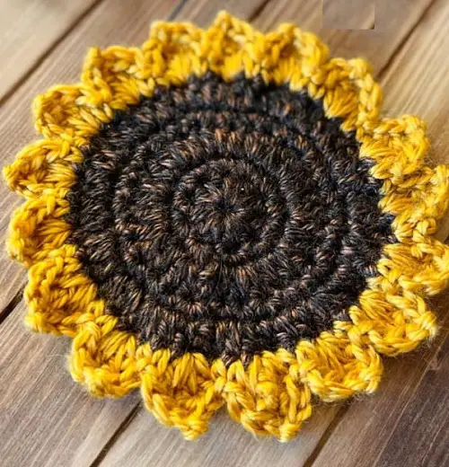 Crochet Fairy Coaster