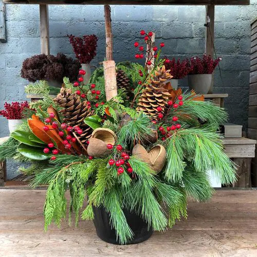 DIY Christmas Planter Ideas