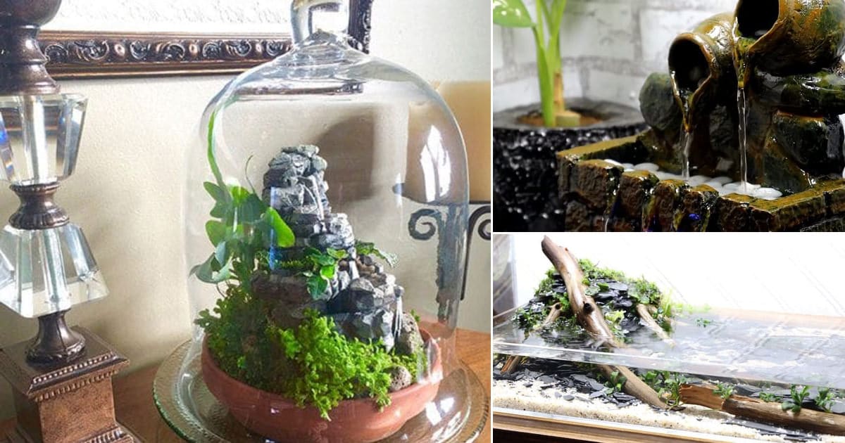 12 Awesome Diy Indoor Waterfall Ideas Balcony Garden Web