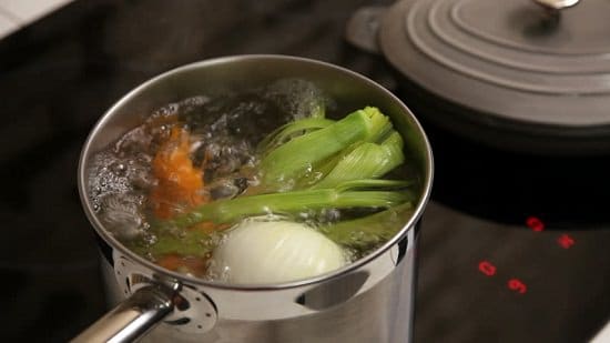 Boiled Vegetable Water to grow plants faster in containers 